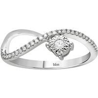 Anello Bliss Donna Pensiero in Oro bianco Diamante 20081299 - 20081299